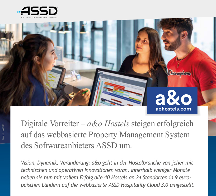 ASSD Case Study with a&o Hostels 
