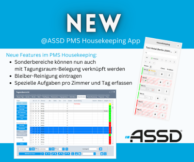 New in ASSD Housekeeping App